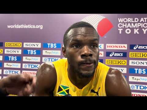 Orlando Bennett Embracing Role As Jamaican Leader in 110H After Heat at Tokyo World Championships