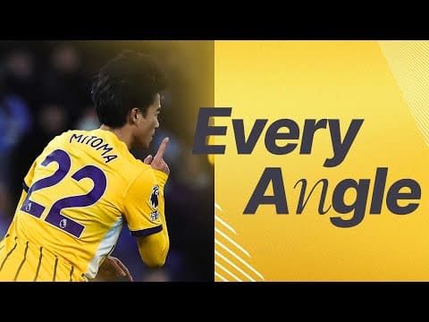 EVERY ANGLE | Mitoma On Point At Man City