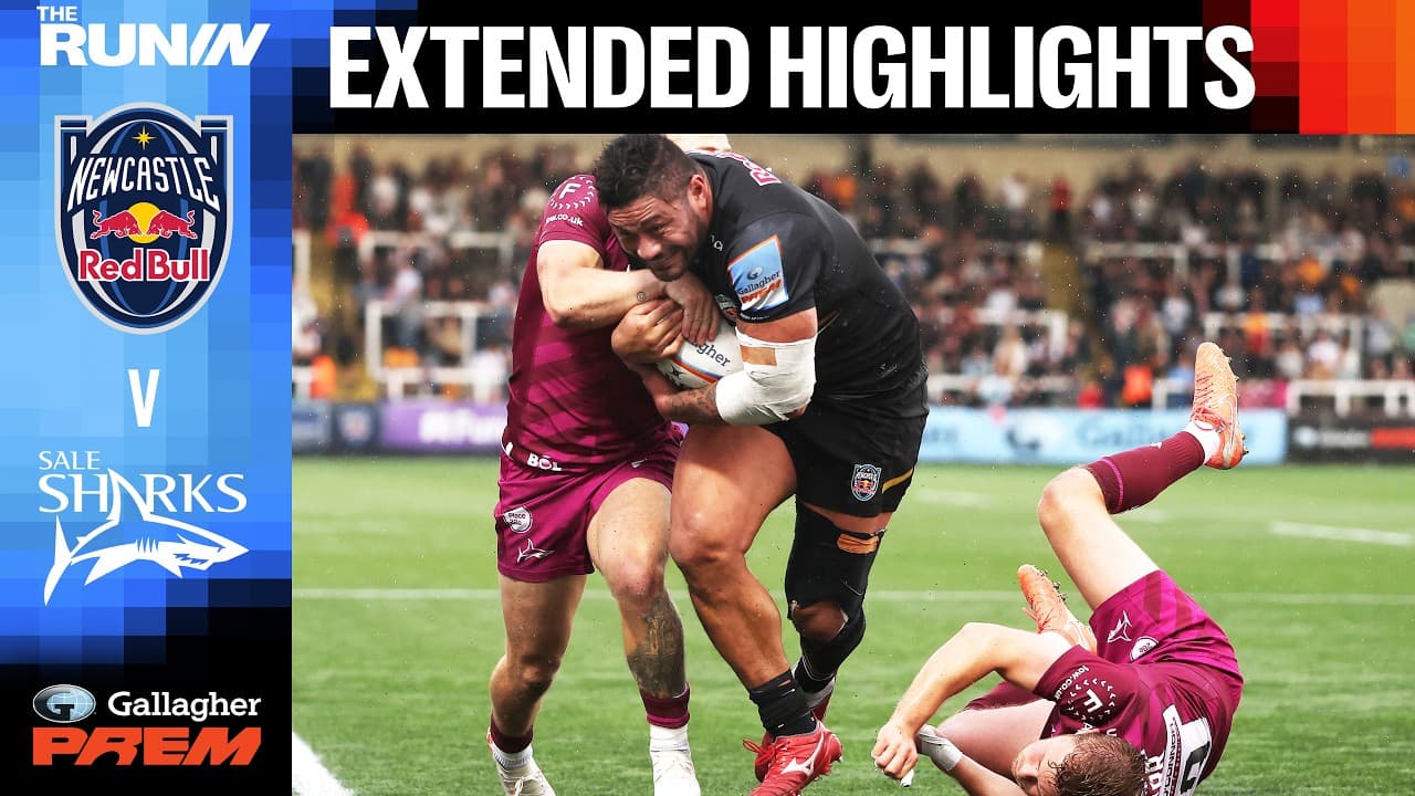Newcastle Red Bulls v Sale Sharks | EXTENDED HIGHLIGHTS | Gallagher PREM Rugby 25/26 | R17
