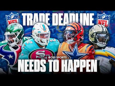 5 NFL Trades that NEED to happen before the Trade Deadline
