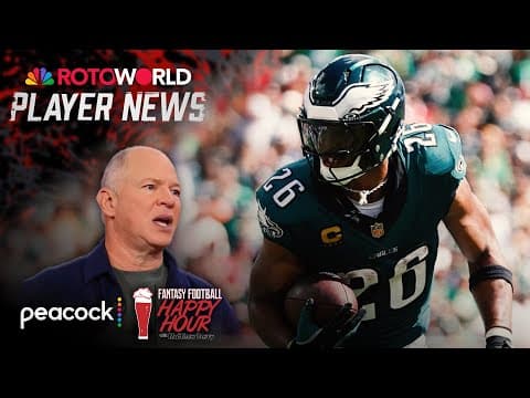 Saquon Barkley's poor efficiency causing fall from RB1 | Fantasy Football Happy Hour | NFL on NBC