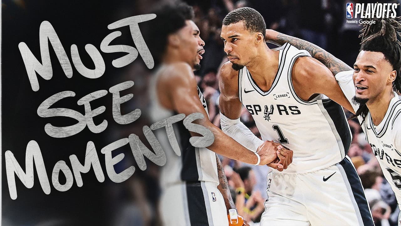 The Most ELECTRIC Spurs Plays of the Postseason 🤯