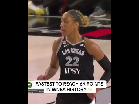 A'ja Wilson did it in just 278 games ♠️