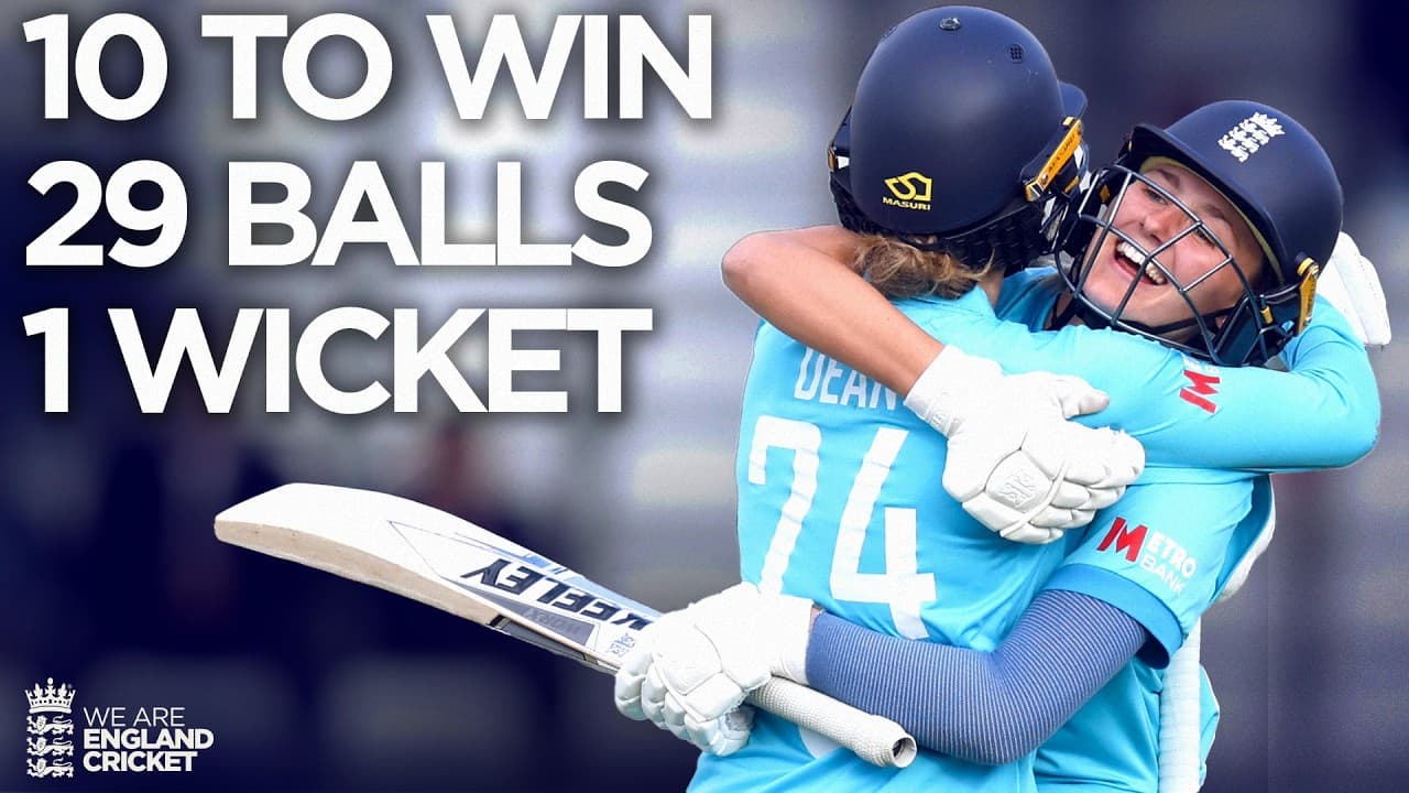 10 To Win...1 Wicket Remaining