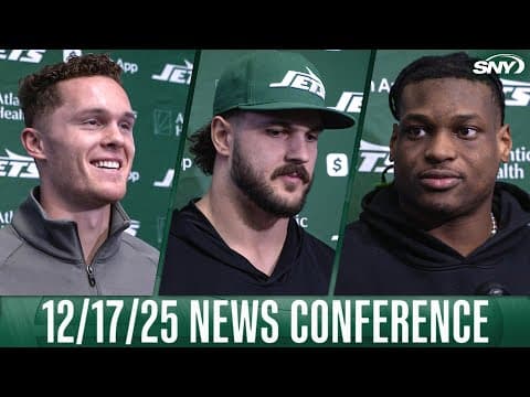Jets Quarterback Brady Cook on preparing for his start against the Saints