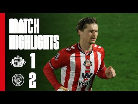 Late Defeat at Eppleton | Sunderland AFC U21s 1 - 2 Manchester City U21s | PL2 Highlights