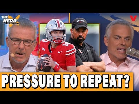 Urban Meyer on Ryan Day & Ohio State PRESSURE to repeat as CFP champs | THE HERD w/ Colin Cowherd