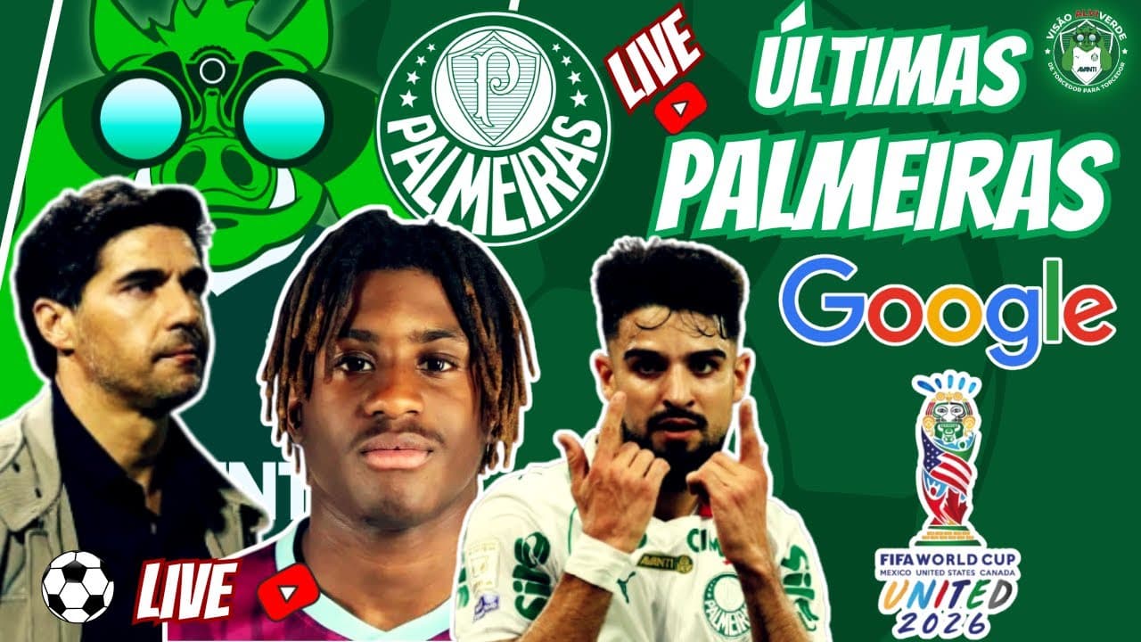 🚨#AOVIVO-PEGA A VISÃO: PALMEIRAS E GOOGLE | FLACO VALORIZADO | ABEL PODE SAIR? | MERCADO DA BOLA