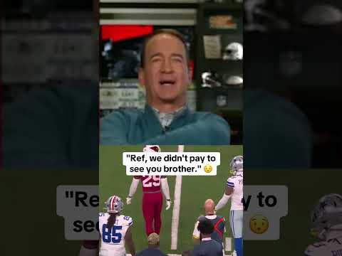 Chuck & Peyton weren't pleased with George Pickens' taunting 😅