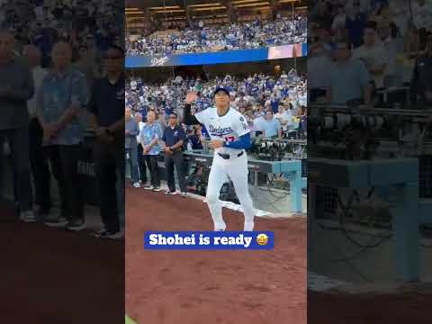 Shohei & the Dodgers ready for Game 1 🙌