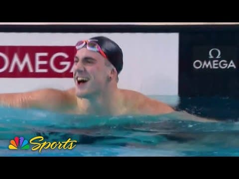 Corbeau ends Toronto World Cup with triple crown in 200m breaststroke world record | NBC Sports