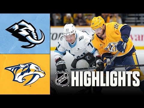 Mammoth vs. Predators | NHL Highlights | January 24, 2026