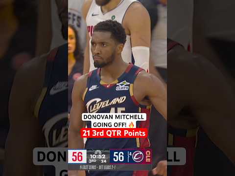 Donovan Mitchell is on fire in the 3rd qtr