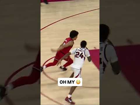 Traffic in the lane? Still punched it. 🚀 #louisville #collegebasketball #basketball #accbasketball