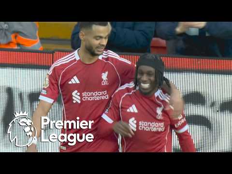 Axel Disasi's own goal makes it 5-2 for Liverpool against West Ham | Premier League | NBC Sports