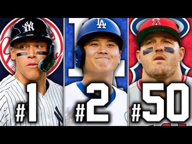 Ranking the TOP 50 Players in MLB for 2026