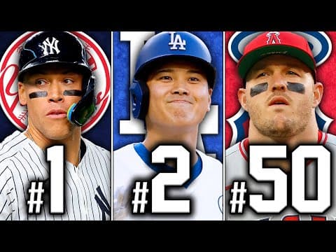 Ranking the TOP 50 Players in MLB for 2026