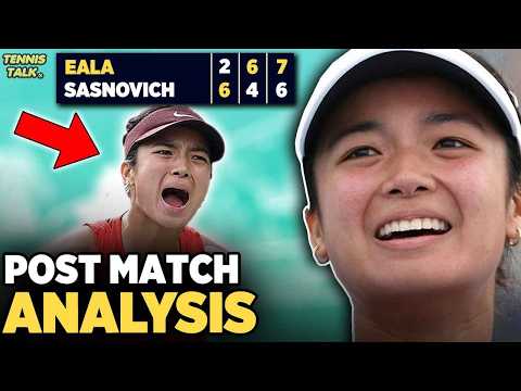 Eala Epic Comeback vs Sasnovich at WTA Abu Dhabi 2026 | Tennis News