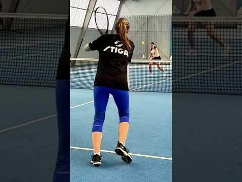 #tennisdrill for #tennisdoubles: Quick Hands Volleys!