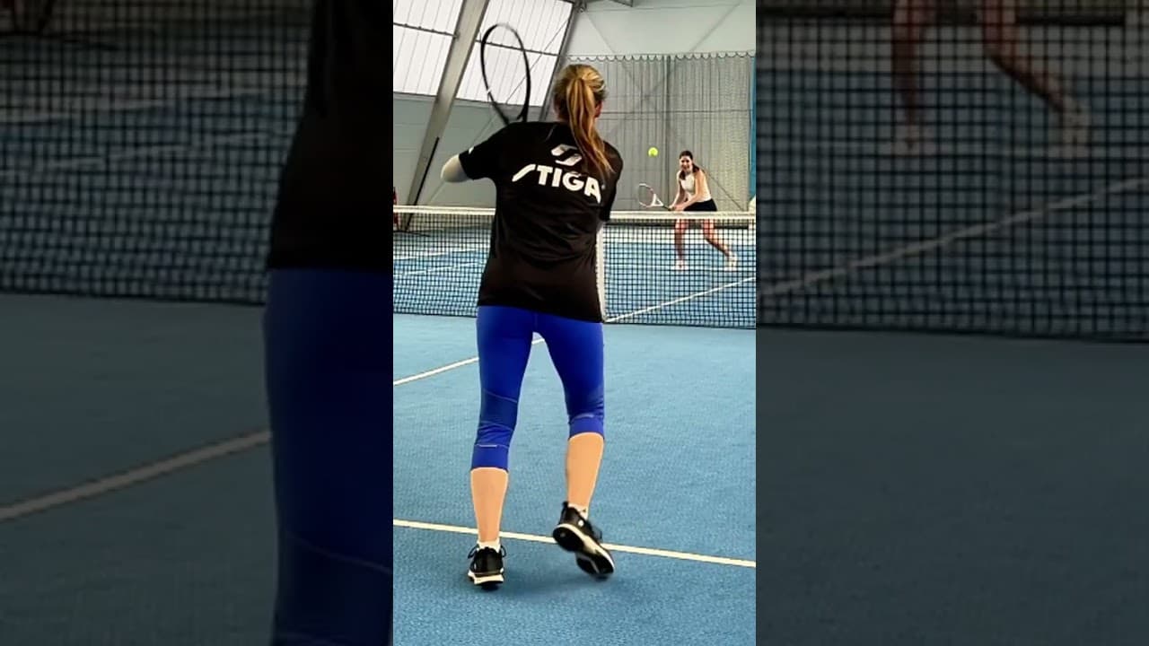 #tennisdrill for #tennisdoubles: Quick Hands Volleys!
