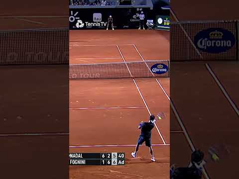 Crazy Fognini Match Point vs Nadal!