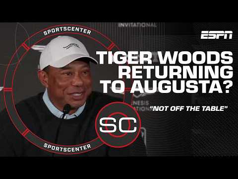 Tiger Woods says The Masters is NOT off the table for him in 2026 🚨 | SportsCenter