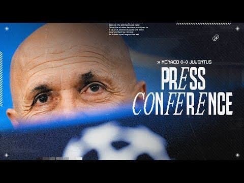 SPALLETTI Speaks After AS Monaco 0-0 Juventus | PRESS CONFERENCE 🎙️