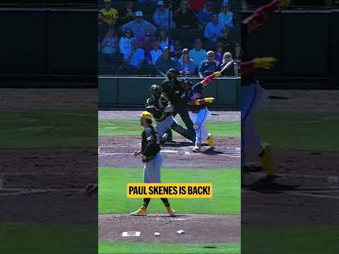 Paul Skenes strikes out Ronald Acuña Jr. for his first K of the spring! 💪