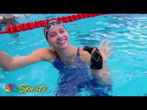Kate Douglass wins 100m breaststroke THRILLER at World Aquatics Swimming World Cup | NBC Sports
