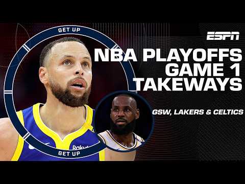 NBA Playoffs Game 1 Recap: Steph Curry is UNREAL, Warriors defense SHINES & Lakers struggle | Get Up
