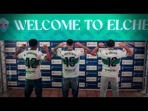 Presentación oficial de Gonzalo Villar, Tete Morente y Buba Sangare en Port Hotels