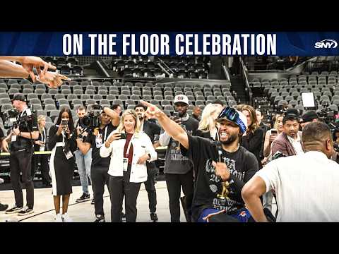 Sights & Sounds from the Knicks tunnel after NBA Championship win