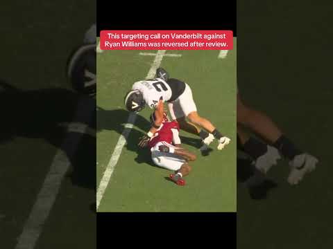 Kalen DeBoer was not happy after this call targeting call