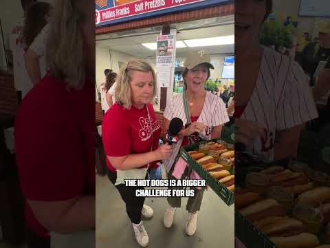 We found some CONFIDENT Phillies fans ready to take on the 9-9-9 challenge! 🌭