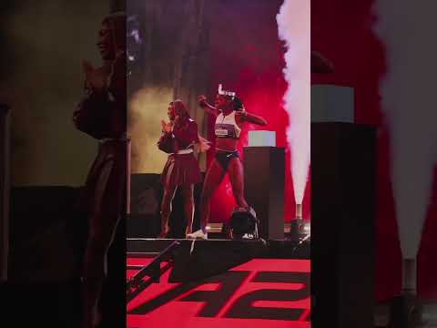 Masai Russell tearing up the 100m hurdles and dance floor at Athlos