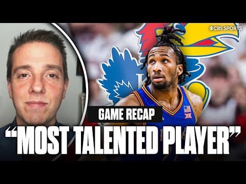 Darryn Peterson Leads No. 11 Kansas Past No. 13 Texas Tech in Clutch Road Win | Game Recap