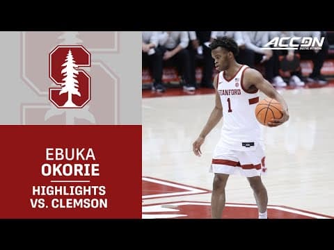Stanford's Ebuka Okorie Highlights vs. Clemson