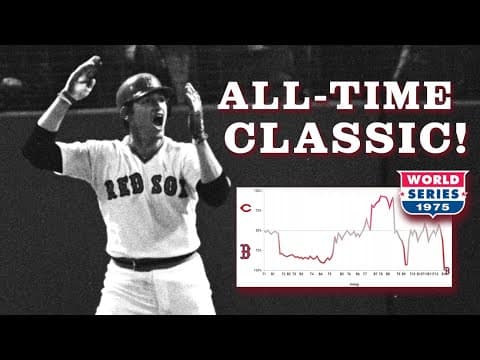 Fisk HR caps FRANTIC final innings at Fenway! | (1975 World Series G6, Reds vs. Red Sox, Inn. 8-12)