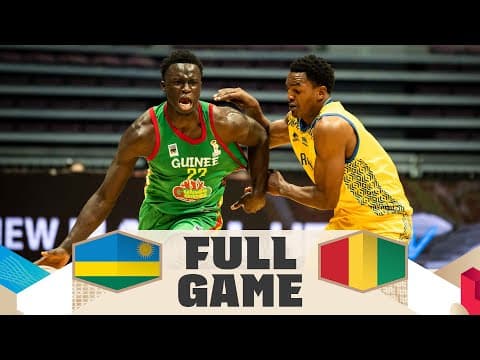 Rwanda v Guinea | Full Basketball Game | FIBA Basketball World Cup 2027 African Qualifiers
