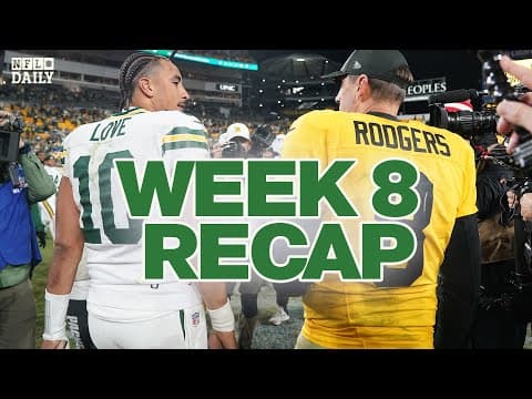 2025 NFL Week 8 Recap: Love TAKES Torch from Rodgers and Watch Out for the Ravens!