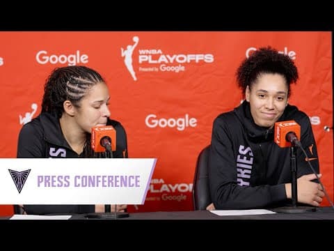 Veronica Burton and Janelle Salaün on Season Ending Loss vs. Minnesota Lynx | September 18, 2025