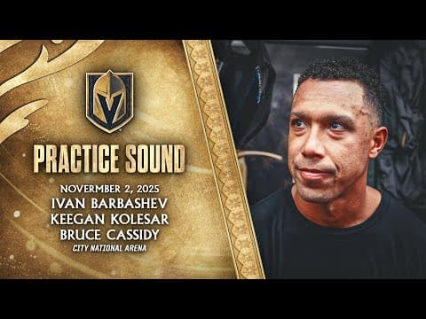 🎥 SOUND: Barbashev, Kolesar & Cassidy