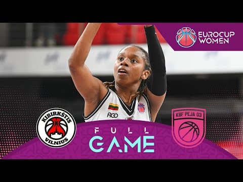 LIVE - Kibirkstis-TOKS v KBF Peja 03 | EuroCup Women 2025-26 | Regular Season