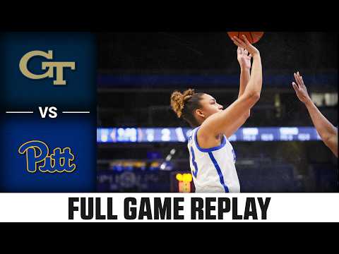 Georgia Tech vs. Pitt Full Game Replay | 2025-26 ACC Women's Basketball