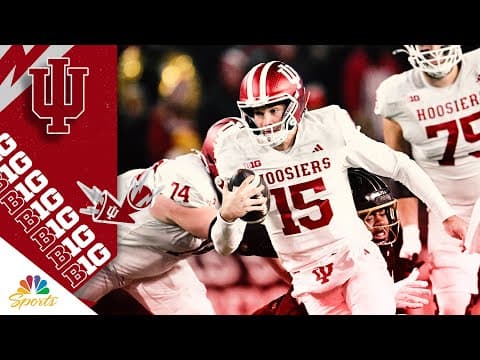 Indiana's Fernando Mendoza makes quick work of Purdue | COLLEGE FOOTBALL HIGHLIGHTS | NBC Sports