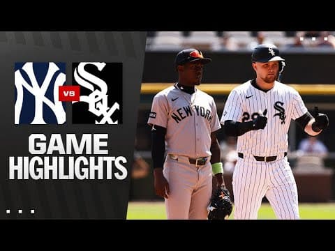 Yankees vs. White Sox Game Highlights (8/31/25) | MLB Highlights