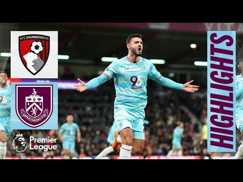 Late Drama As Broja Header Secures A Point | HIGHLIGHTS | Bournemouth 1 - 1 Burnley