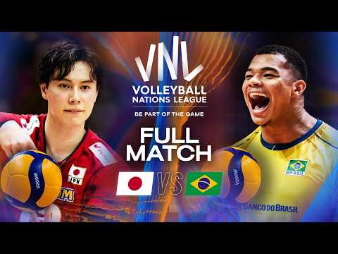Japan 🇯🇵 vs. Brazil 🇧🇷 | VNL 2025 - Full Match | Week 3
