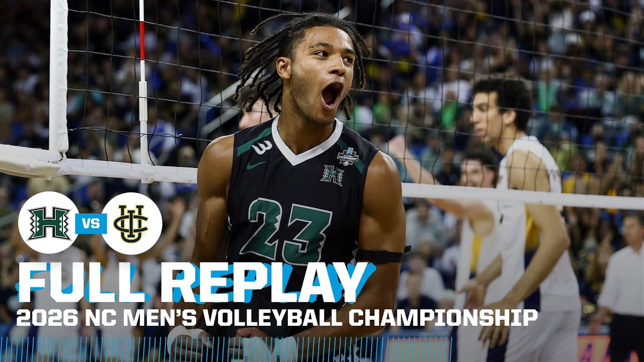 Hawaii vs. UC Irvine: 2026 NCAA men's volleyball championship | FULL REPLAY