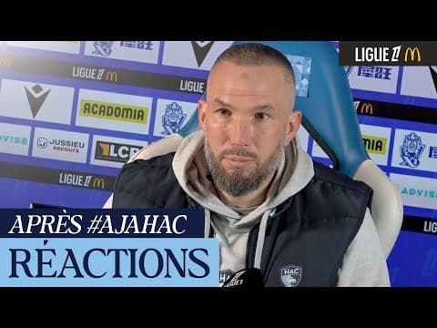 💬 Après AJ Auxerre - HAC (0-1), réactions de Didier Digard